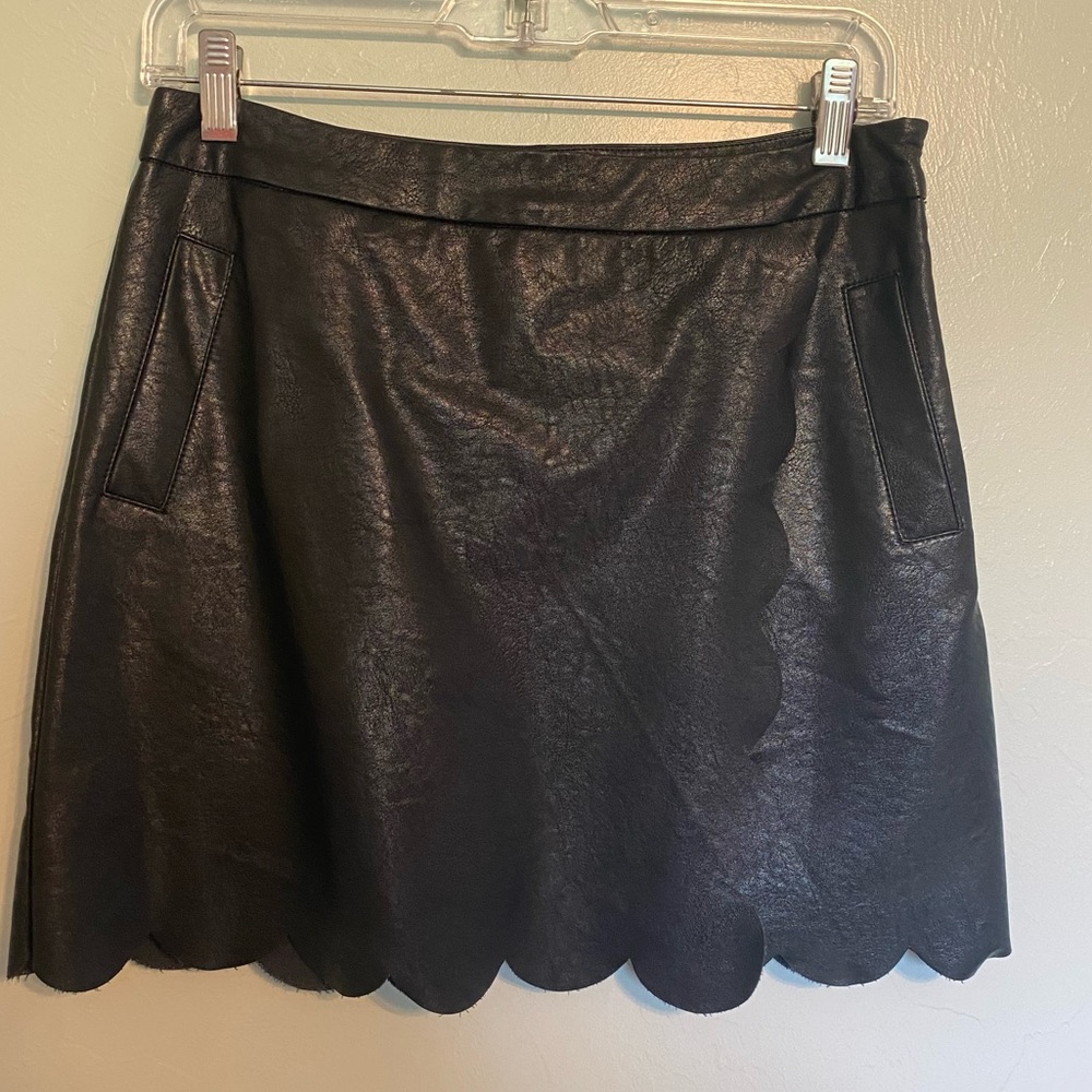 Womens Leather Skirt